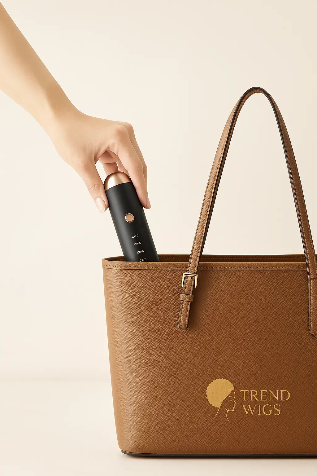 Fer à Lisser Électrique Professionnel Portable à Température Réglable pour Perruques, Cheveux Naturels & Extensions Trend Wigs