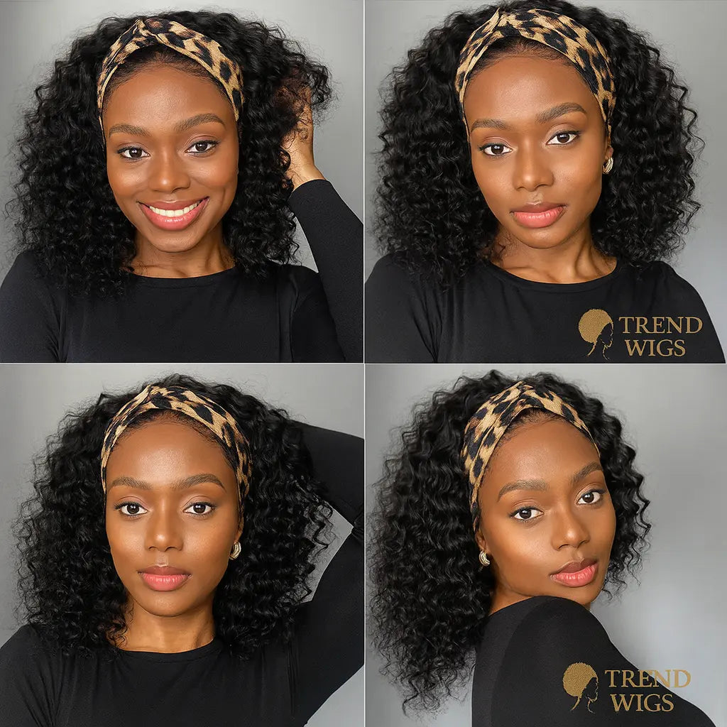 Headband Kinky Curly Wig Raw Hair | Perruque Bandeau Kinky Curly Trend Wigs