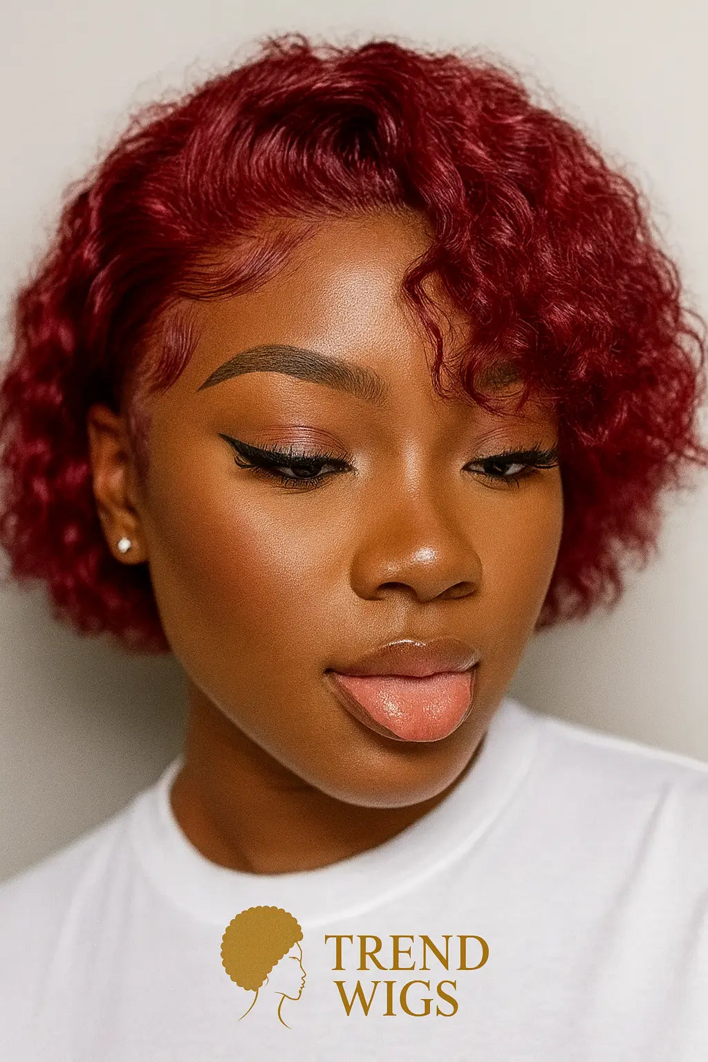 Perruque Pixie Curls 13x4 Lace Front transparente Cheveux Humains 100% Trend Wigs