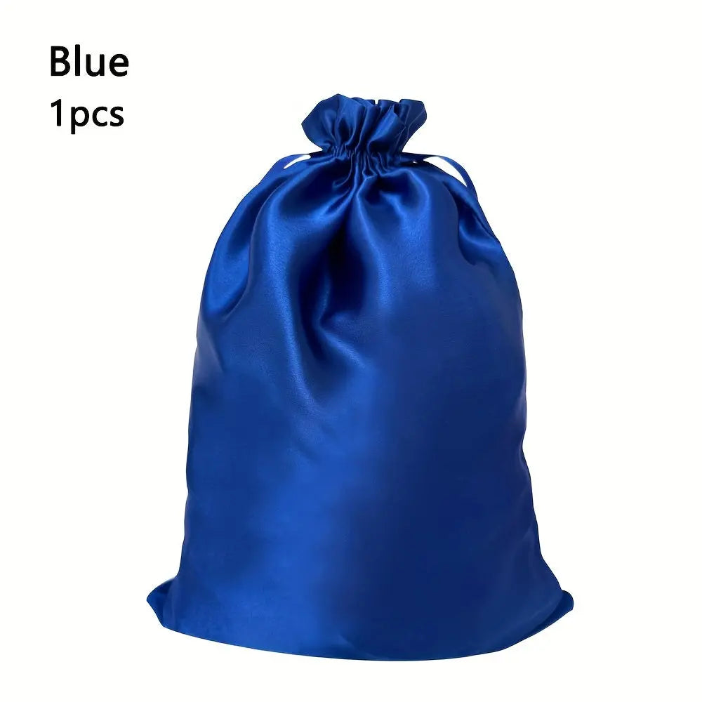 🎁 Sac de Rangement en Satin pour Perruques et Cheveux avec Cordon de Serrage (75% off) Trend Wigs