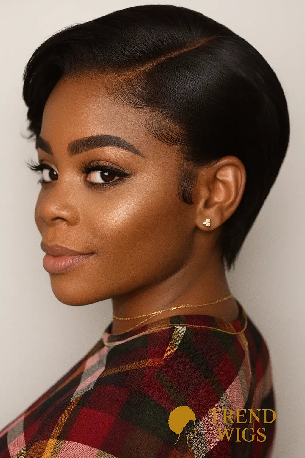 Straight Pixie Wig Human Raw Hair | Perruque Pixie Lisse en Cheveux Humains Trend Wigs