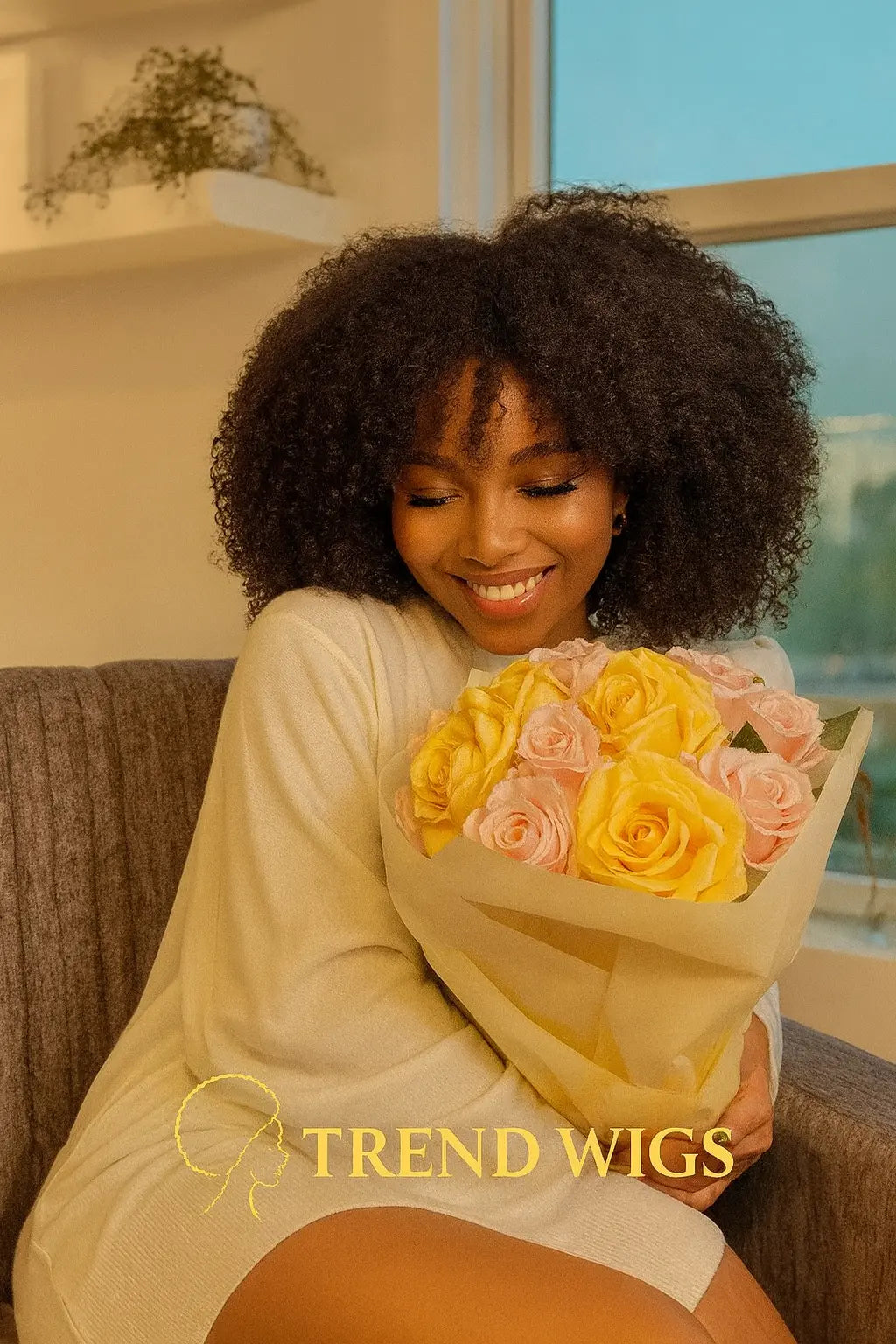 Wig Afro Kinky Curly – Volume & Élégance 100 % Naturelle brésilien TrendWigs