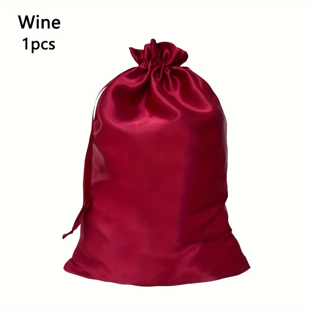Sac de Rangement en Satin pour Perruques et Cheveux avec Cordon de Serrage Trend Wigs