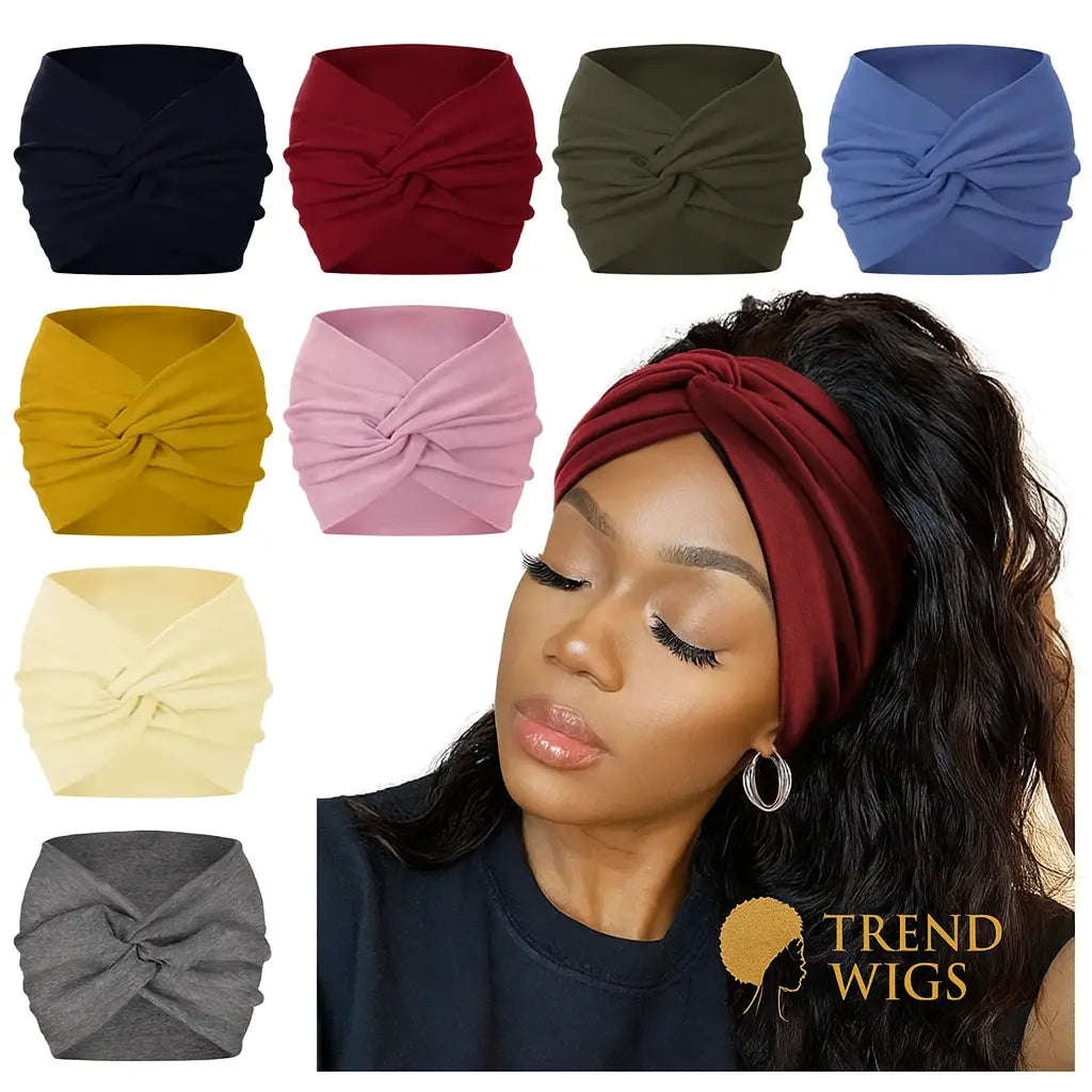 🎁 Bandeaux, foulards – Large, Souples et Respirant (75% off) Trend Wigs