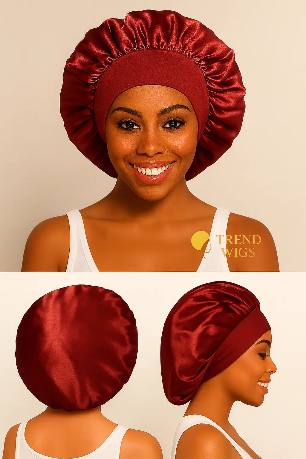 Bonnet en Satin - Protection cheveux Trend Wigs