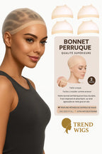 Bonnets fins invisibles élastiques x2 - HD Wig Cap 2 Pack Trend Wigs
