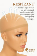 Bonnets fins invisibles élastiques x2 - HD Wig Cap 2 Pack Trend Wigs