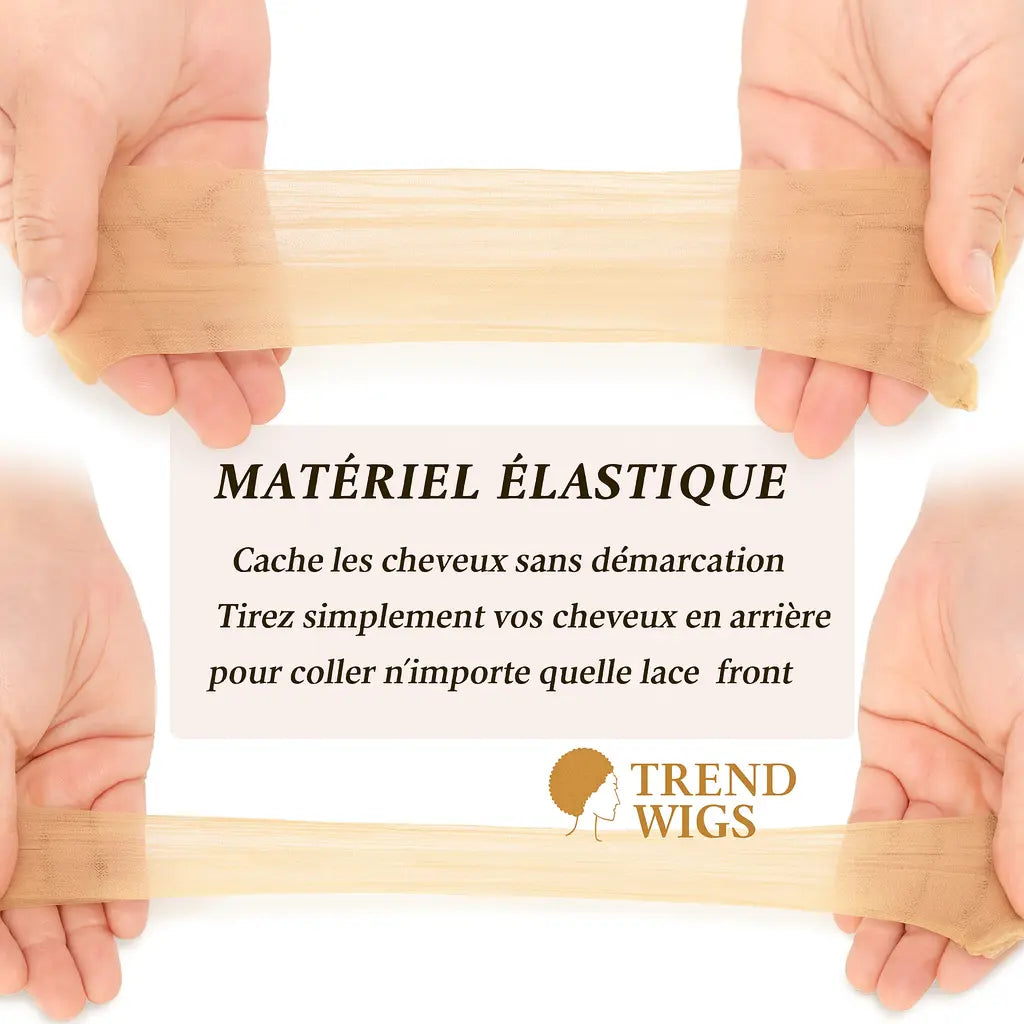 Bonnets fins invisibles élastiques x2 - HD Wig Cap 2 Pack Trend Wigs