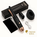 Fer à Lisser Électrique Professionnel Portable à Température Réglable pour Perruques, Cheveux Naturels & Extensions Trend Wigs