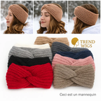HeadBand | Bandeau Tressé femme, Tricot Doux Trend Wigs
