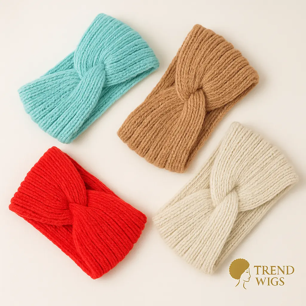 HeadBand | Bandeau Tressé femme, Tricot Doux Trend Wigs