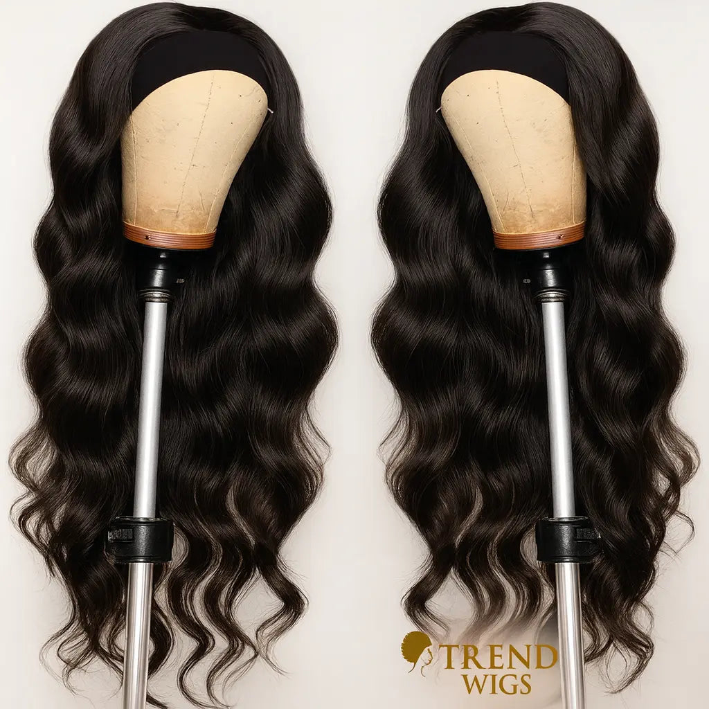 Headband Body Wave Wig Raw Hair | Perruque Bandeau ondulée en Cheveux Humains Trend Wigs