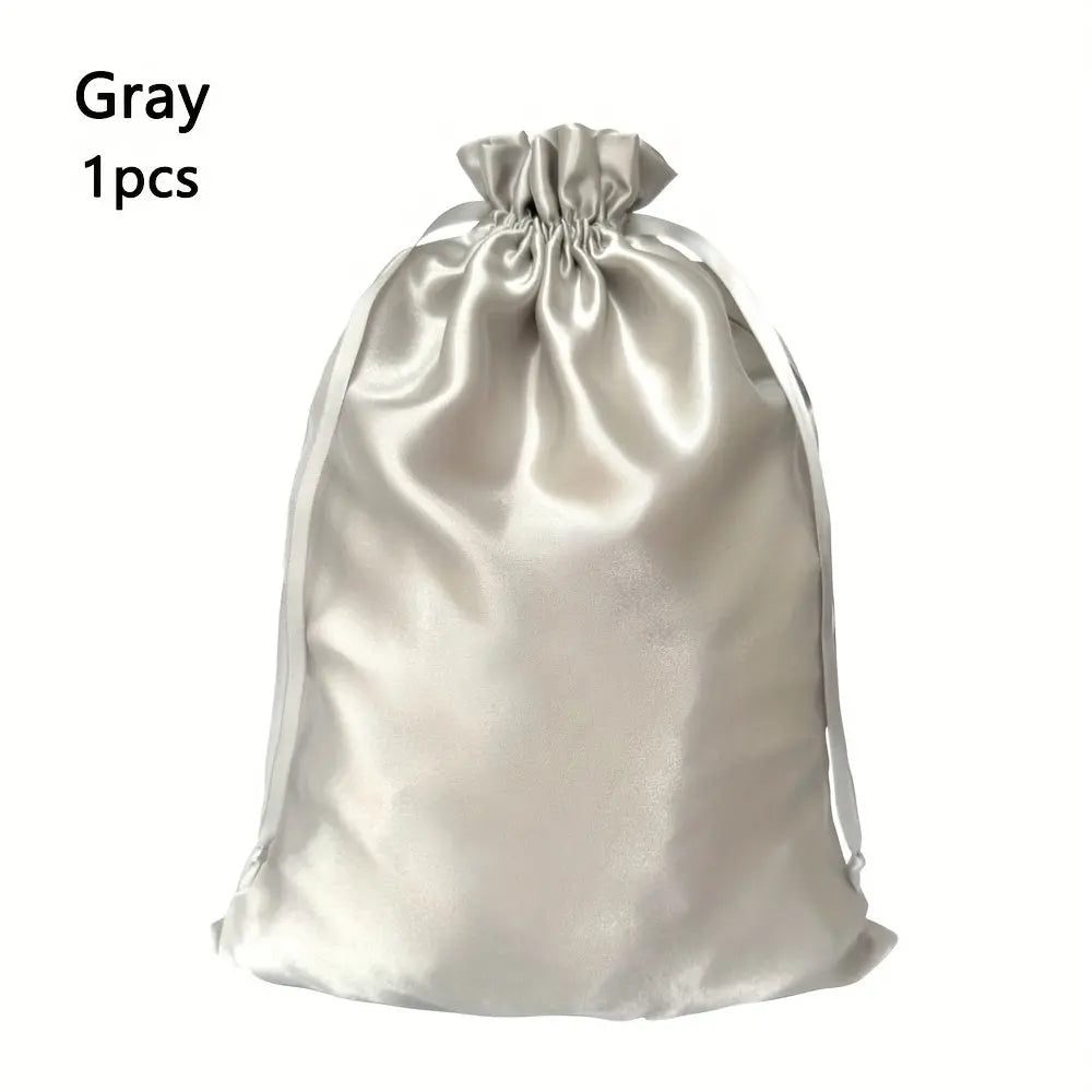 🎁 Sac de Rangement en Satin pour Perruques et Cheveux avec Cordon de Serrage (75% off) Trend Wigs